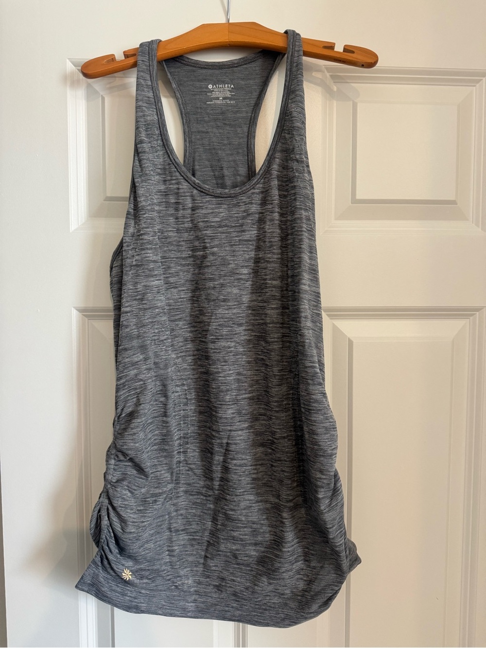 Athleta Gray Racerback Tank Top